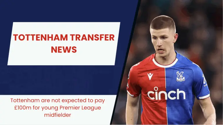 Tottenham Hotspur have liked Crystal Palace midfielder Adam Wharton for a few seasons, according to Alasdair Gold, but he can't see them forking out £100m to secure his signature.